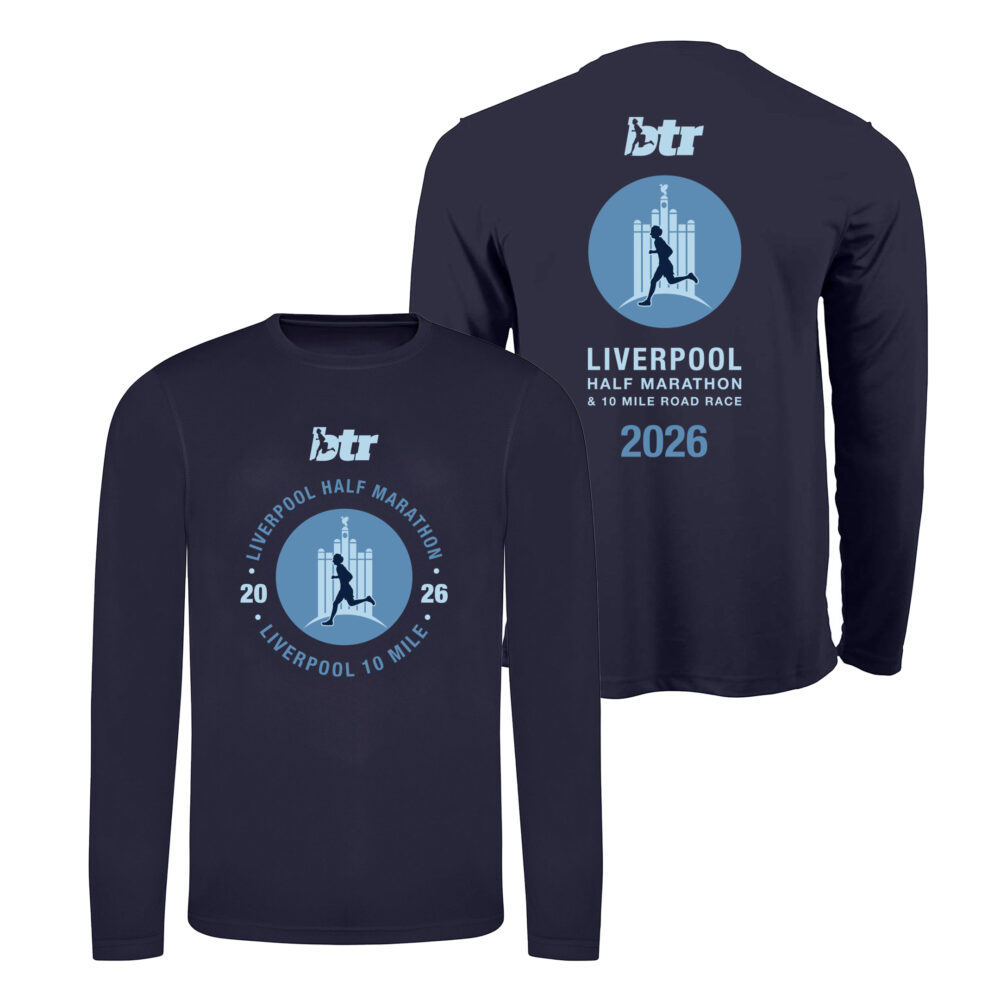 BTR Liverpool Half Marathon Unisex Technical Long sleeve T-shirt